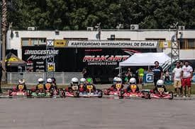Corridas de karting no Kartódromo Internacional de Braga